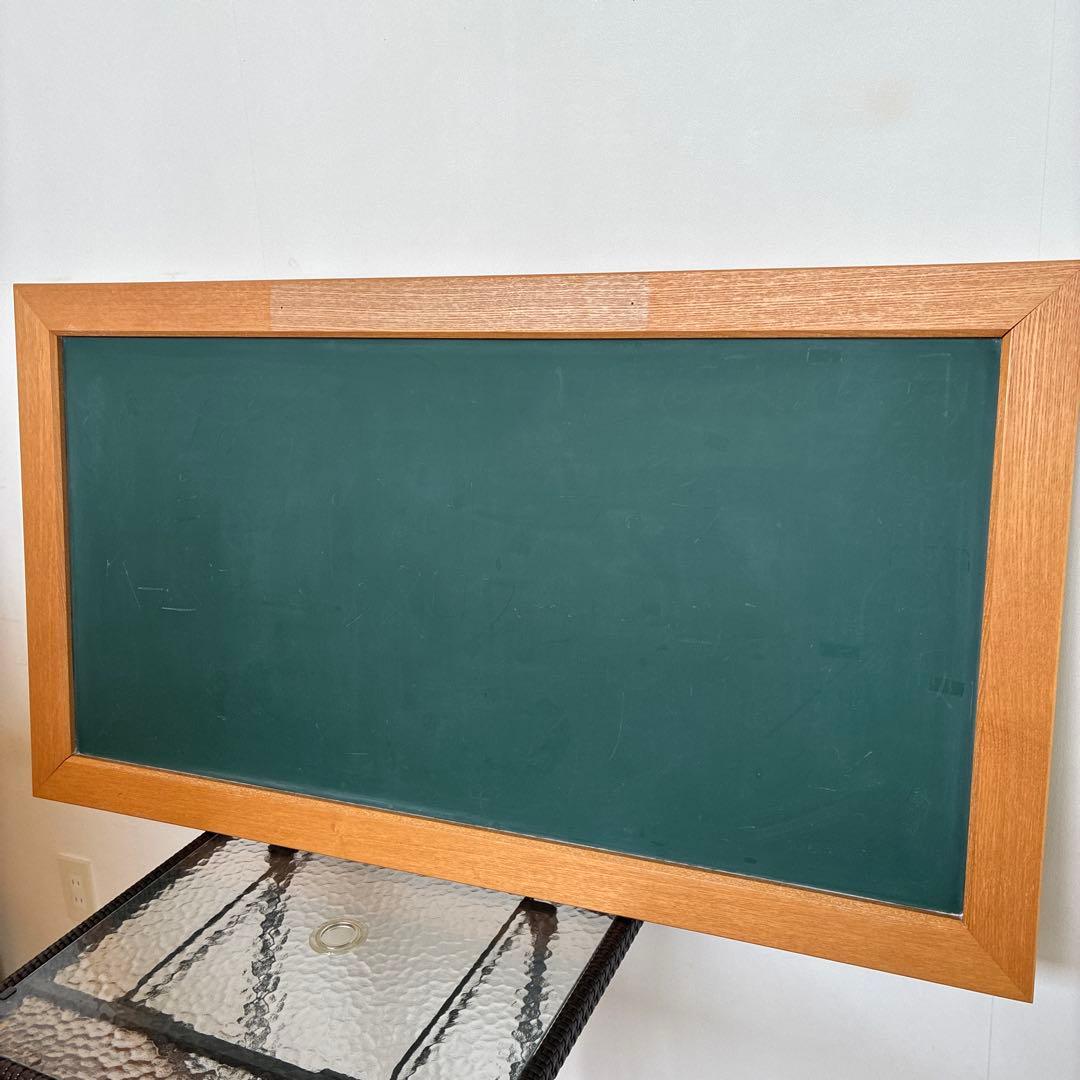 木製フレーム 大きめ黒板壁掛けタイプ