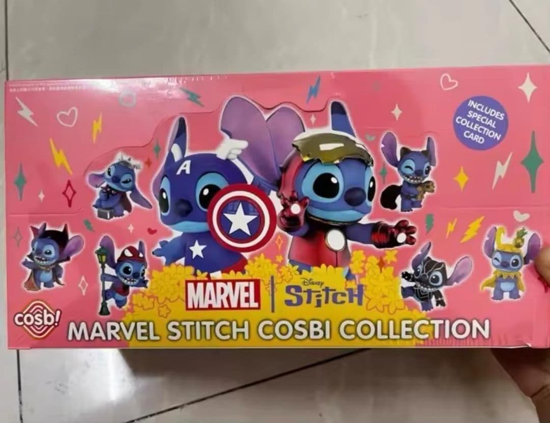 【即日発送】cosbiマーベル×スティッチ8種セット　ホットトイズ　未開封品