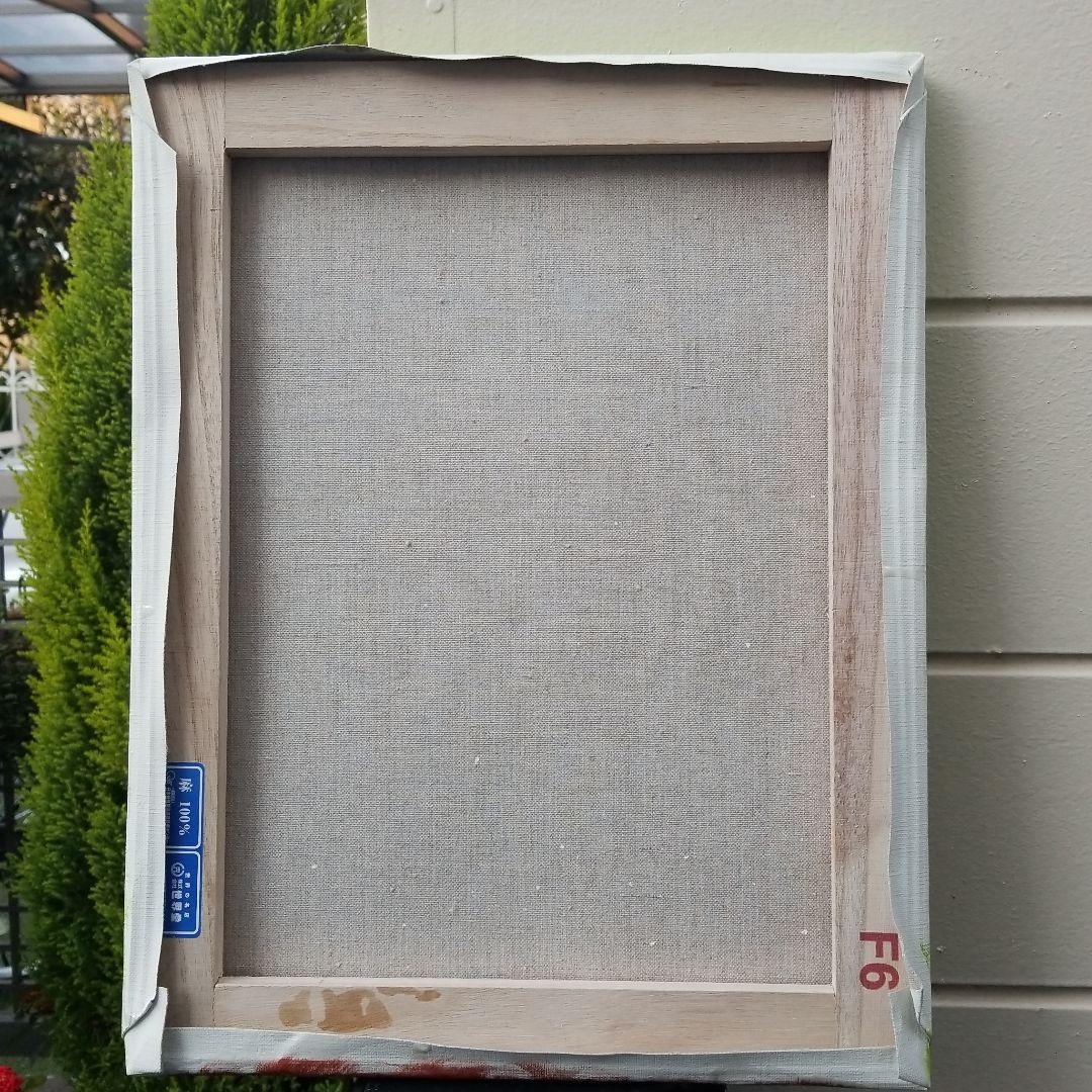 油絵　専用　ニットが大好きな猫　2
