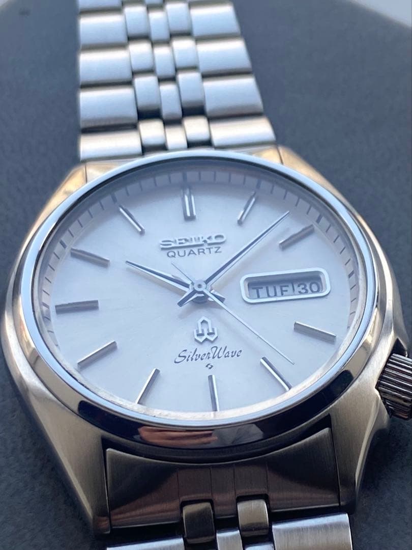 セイコー SEIKOシルバーウェーブ　アンティーク　　キズ無し極美品