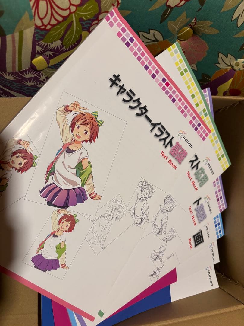 キャラクターイラスト講座DVD & テキスト ヒューマンアカデミー　教材　教本