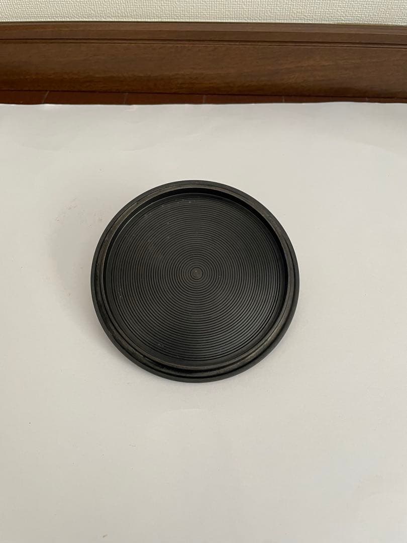 透木釜　老松地紋　釜師　菊地政光