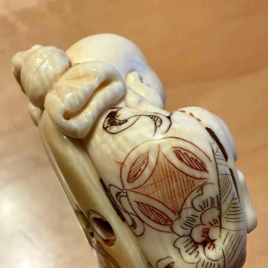 根付　布袋様