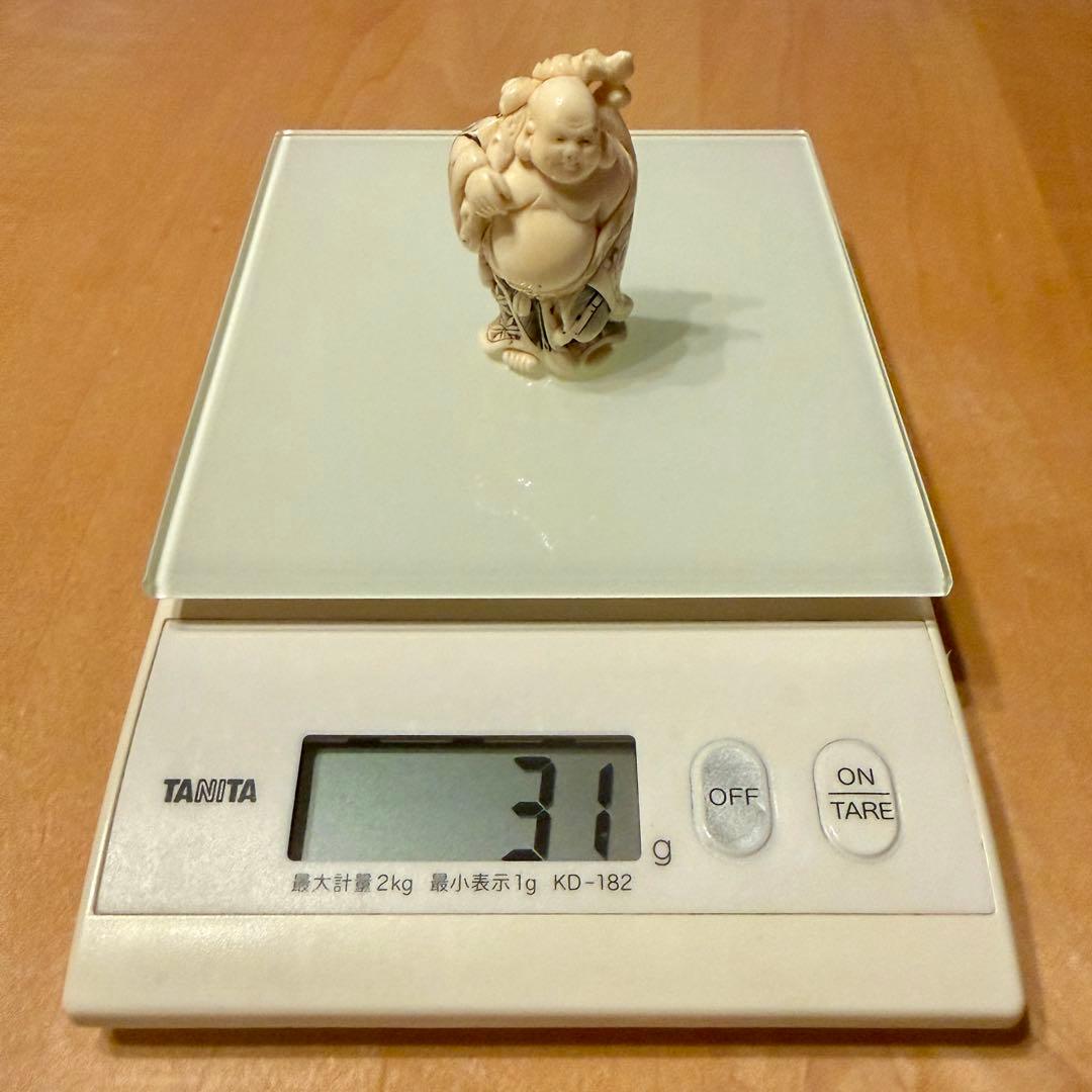 根付　布袋様