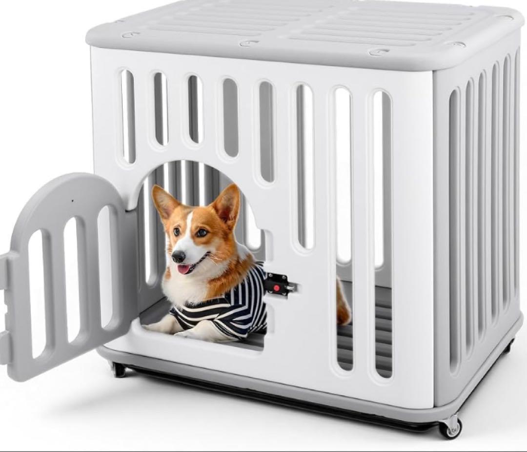 犬 ゲージ 屋根付き ペットケージ 犬サークル 中小型犬用 室内 組立簡単