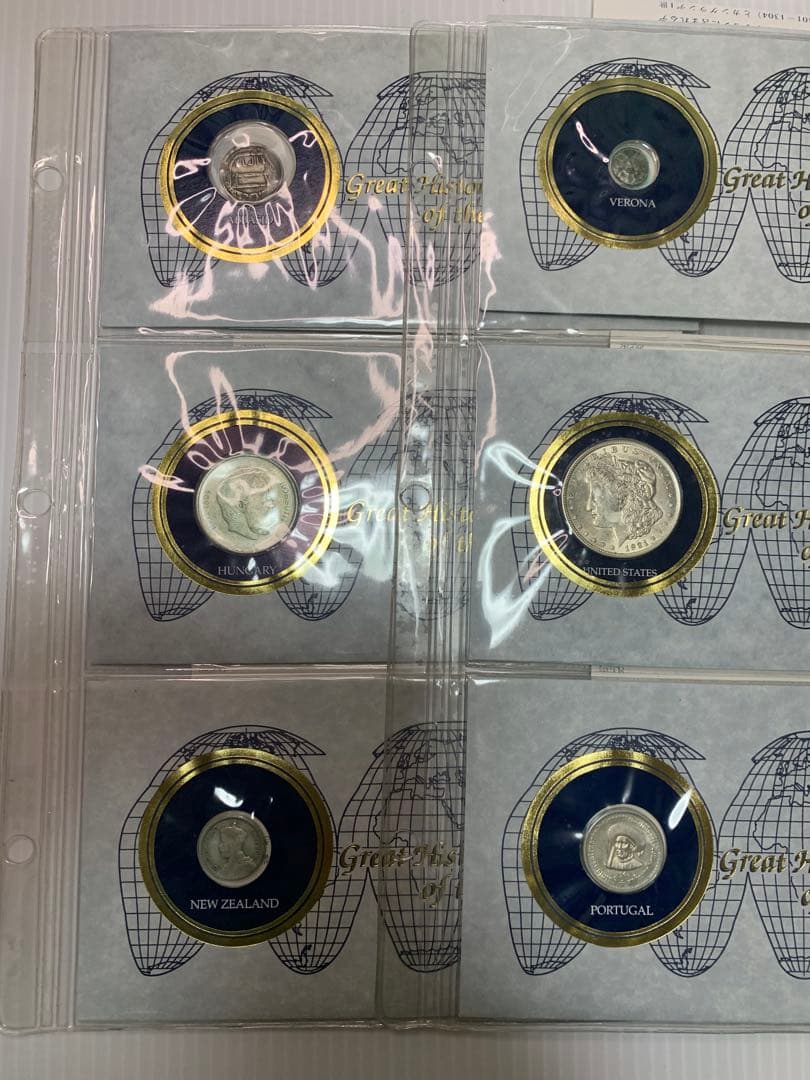 フランクリンミント　世界の偉大な歴史的銀貨50セット