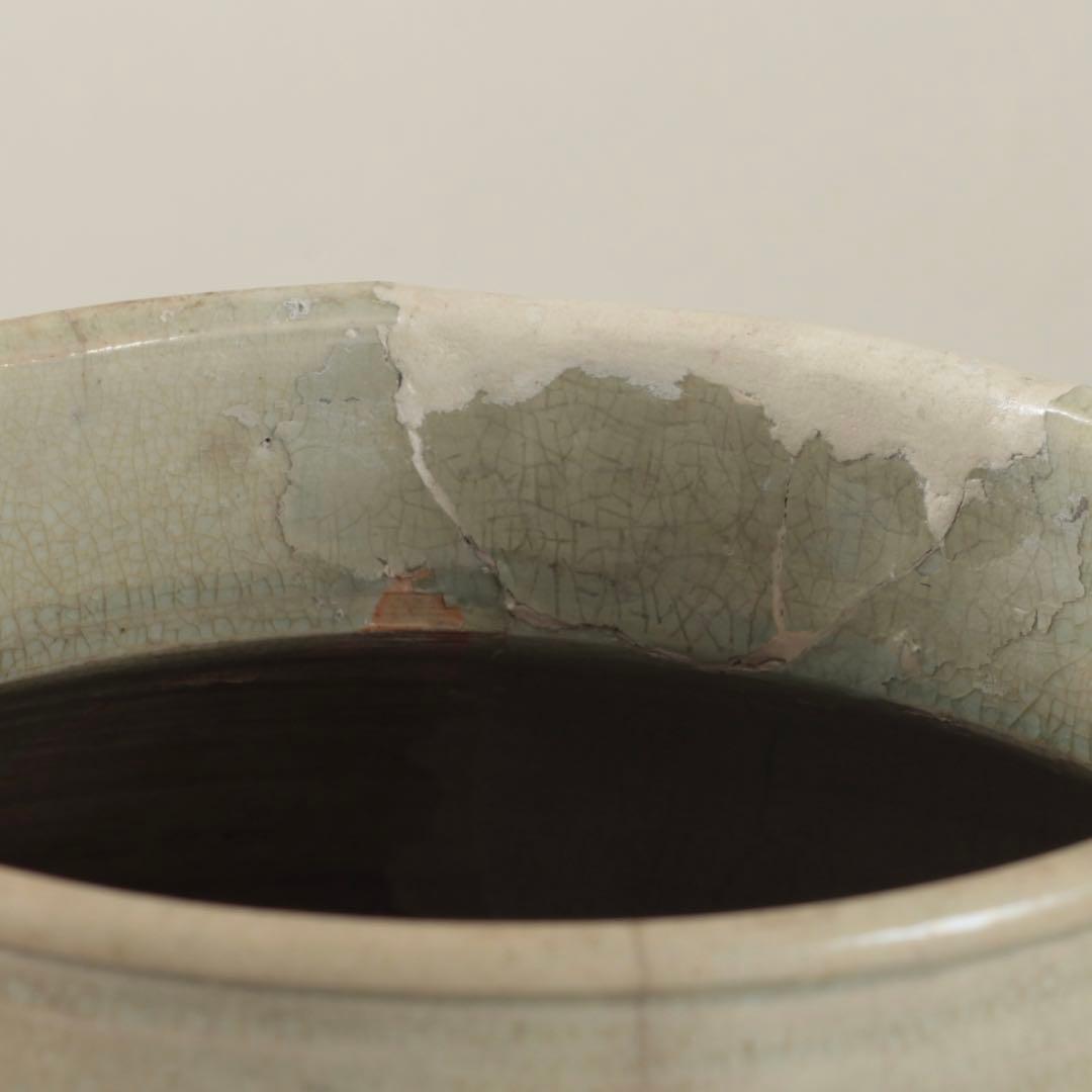 李朝 丸壺 朝鮮美術 古美術 古道具 アンティーク 古壺 李朝壺