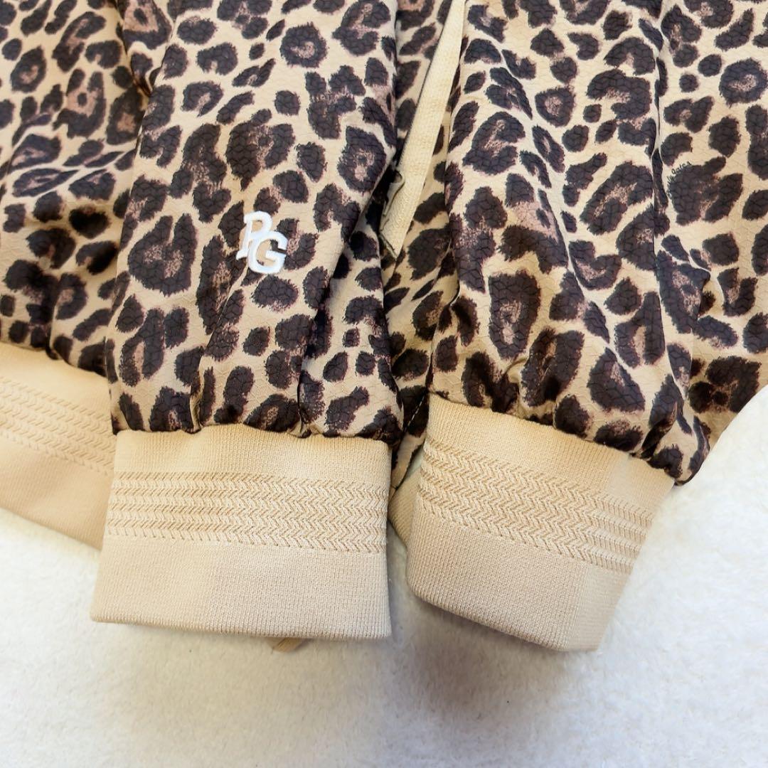 極美品　近年　パーリーゲイツ　蓄熱裏地　スニード　ヒョウ　レオパード　L 2