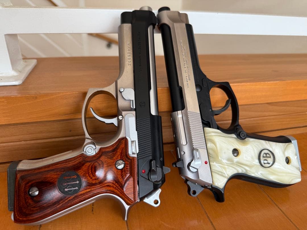 WA ベレッタ M92FS アルタモント ホワイトパールグリップ ガスガン