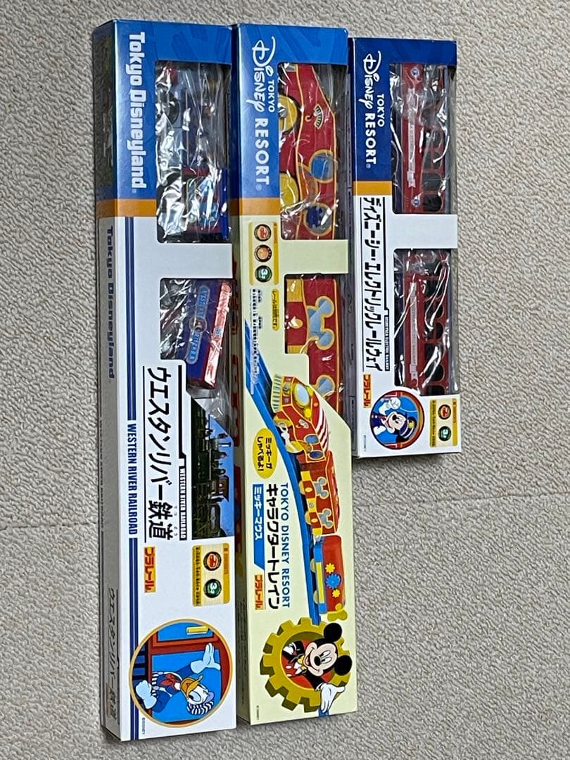 【ディズニー プラレール】鉄道 車両 トレイン ミッキー  まとめ ３点セット