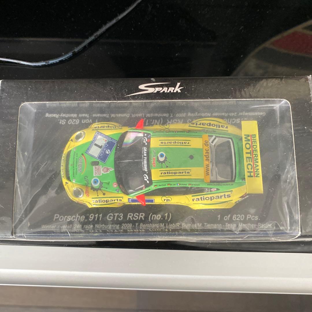 ミニカー MantheyRacing Porsche 911 GT3 RSR 2009