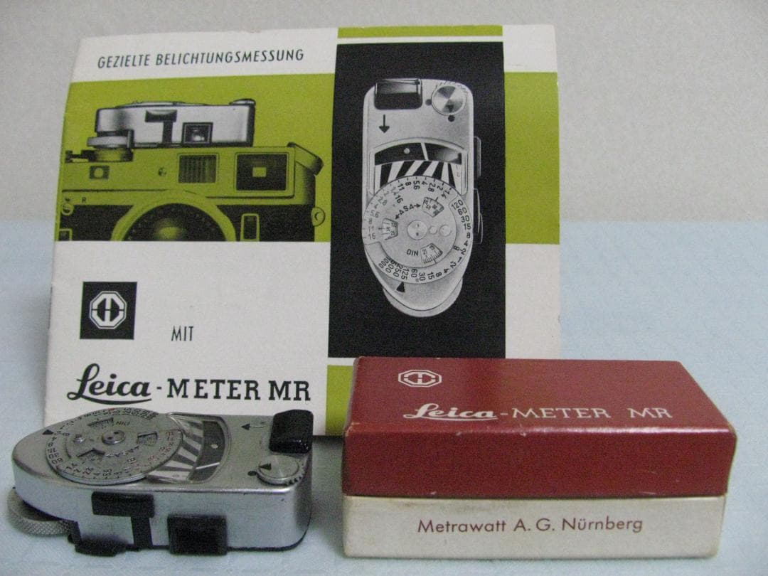 ★Leica Meter MR 露出計 元箱・取扱説明書付き