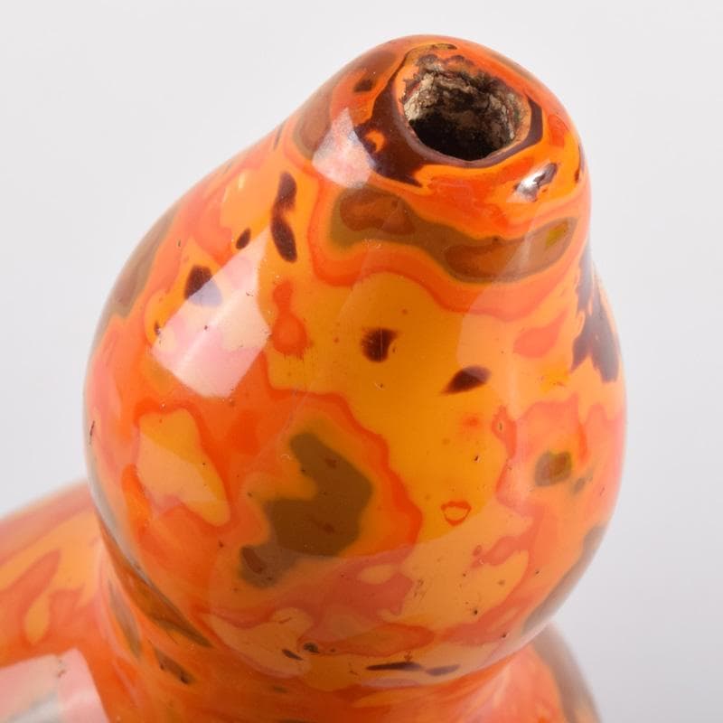 喫煙具　若狭塗　金虫喰塗　莨壷　煙草入　共箱　V　7189