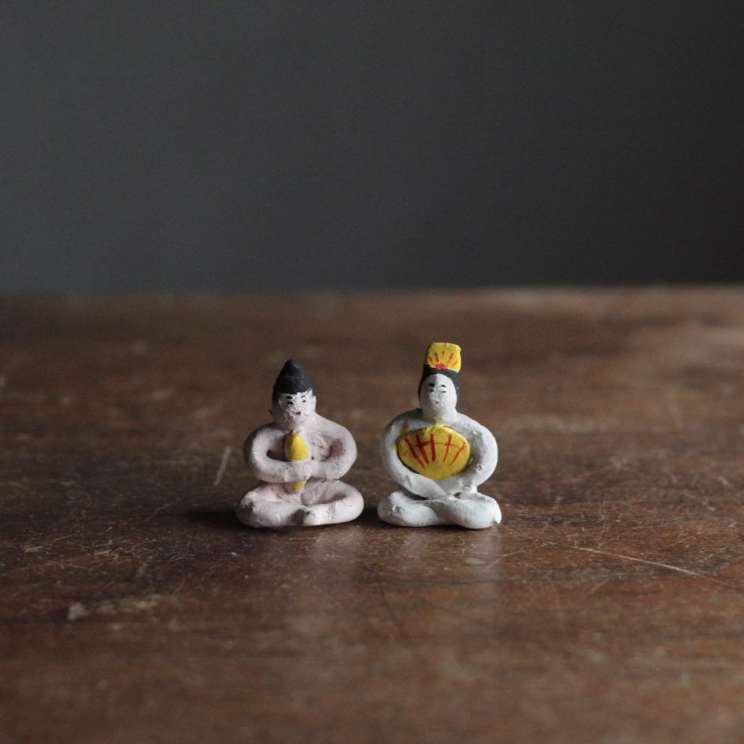 住吉人形 裸雛 古作 郷土人形 土人形 民芸 古道具 アンティーク オブジェ