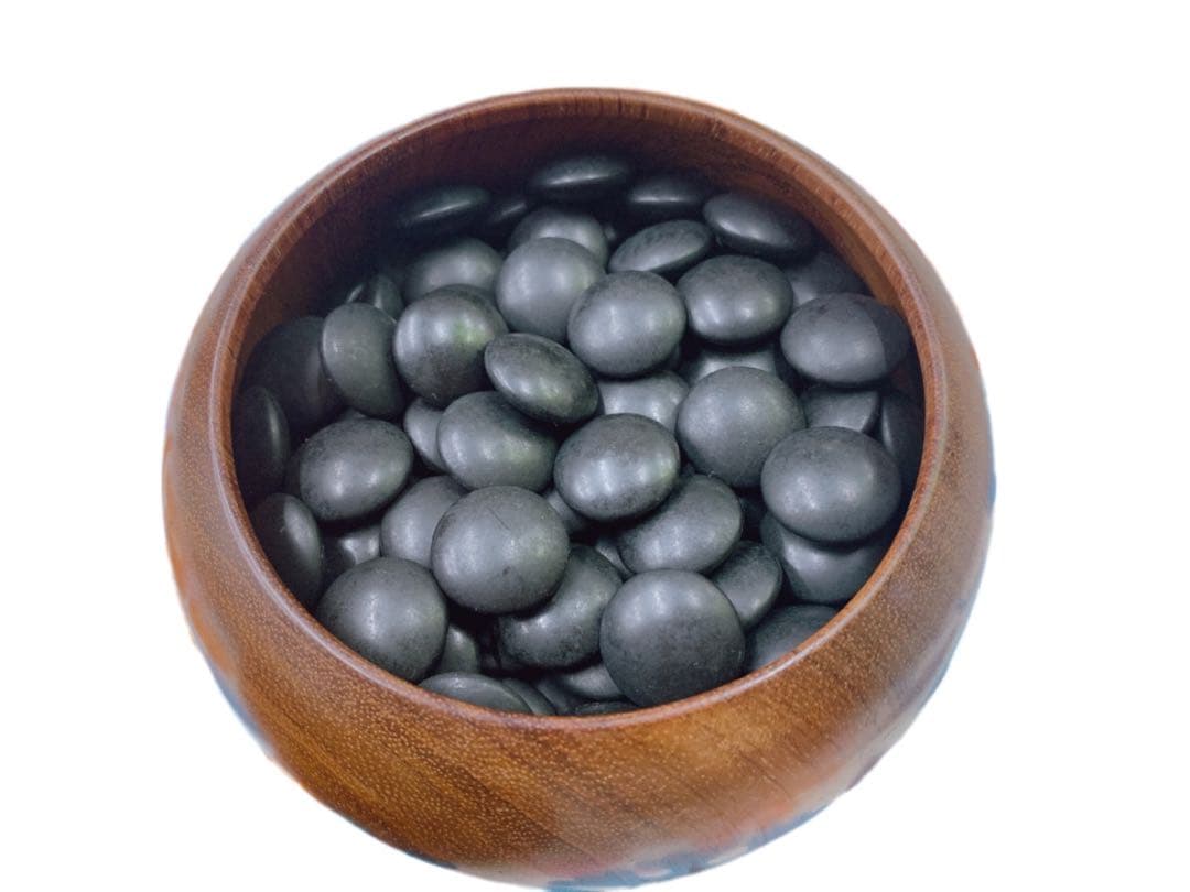 【希少】6.6寸 本榧 囲碁盤セット ヘソ 脚付き 桐箱 碁笥付き