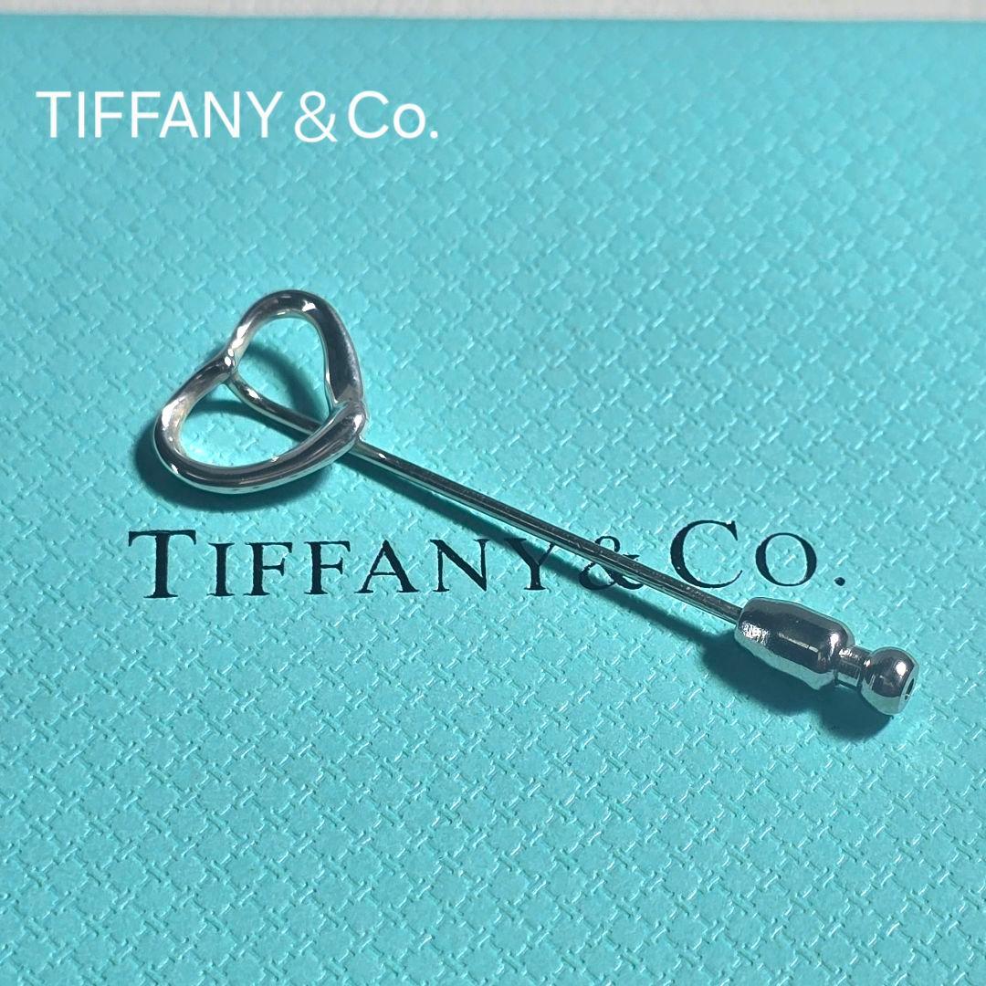 ティファニー SV925 オープンハート ピンブローチ　エルサ・ペレッティ