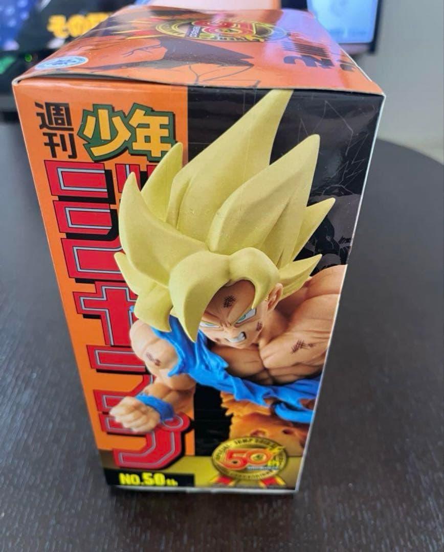 ★鳴神★ ジャンプ50周年 アニバーサリー　フィギュア 孫悟空 ゴールド