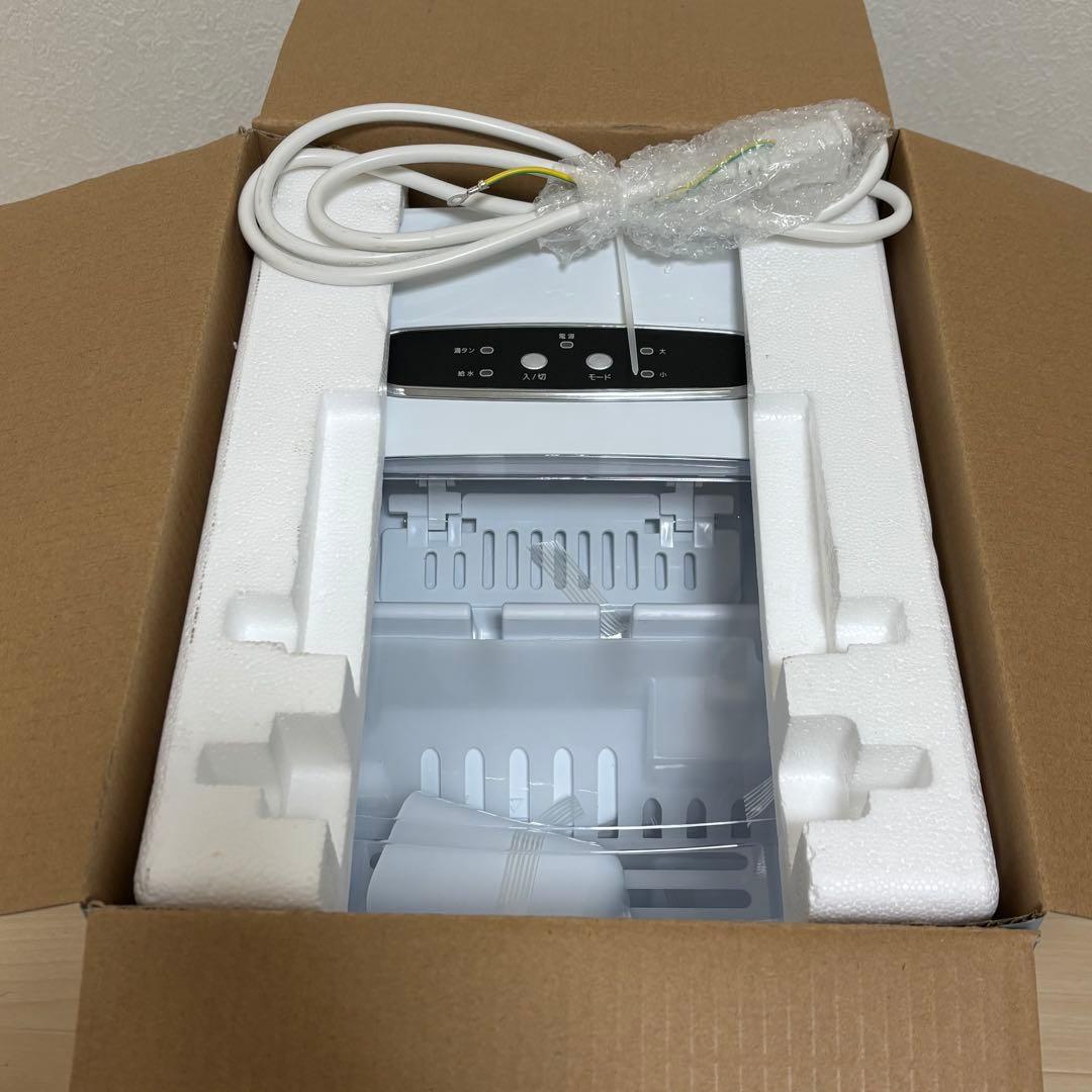 【未使用・1台限定】ベルソス 高速製氷機 VS-ICE010 ホワイト 新品