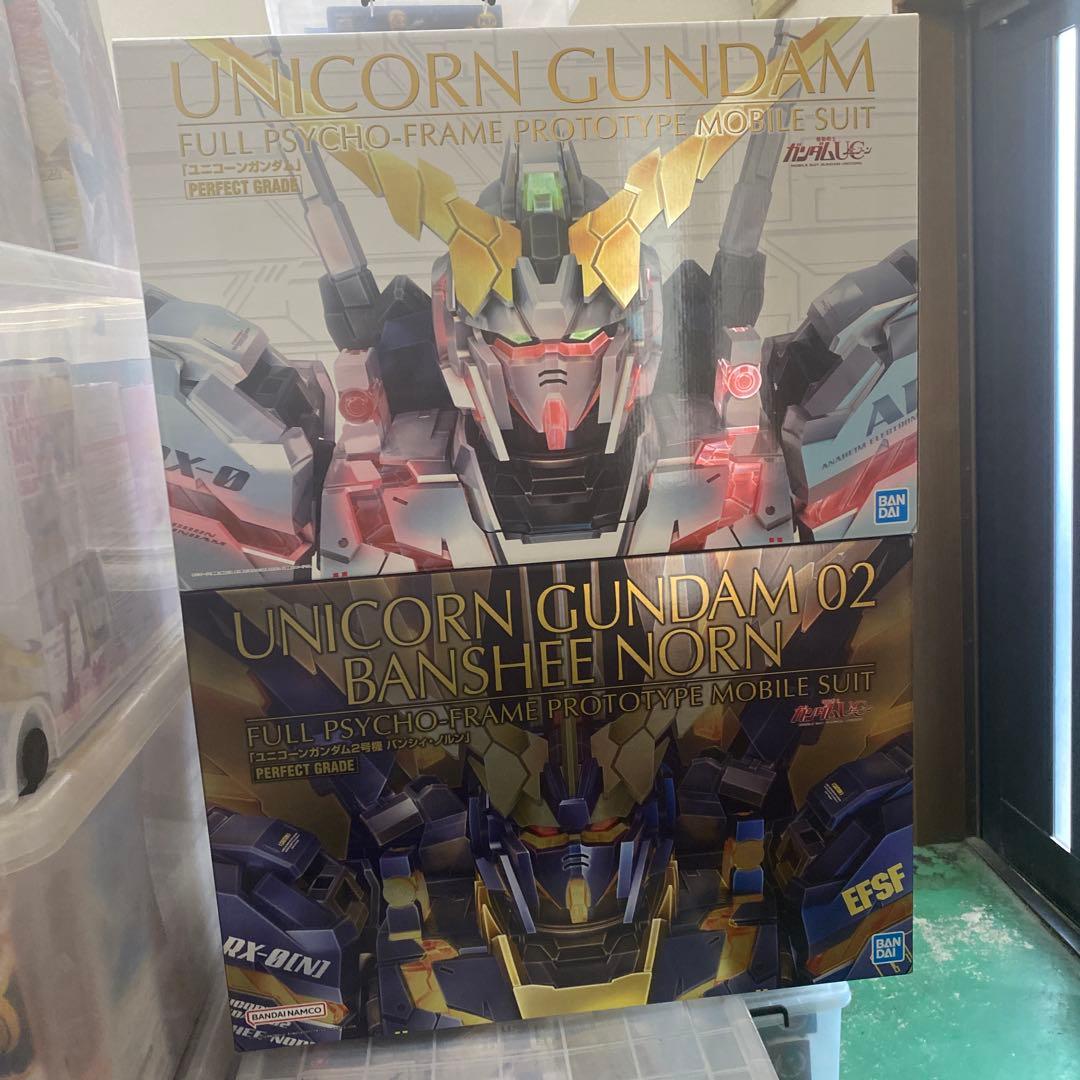 ユニコーンガンダム 02 バンシーノルン & ユニコーンガンダム PG
