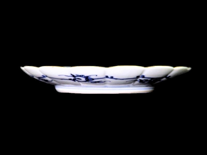 大聖寺伊万里　金襴手　菊花紋の図　８寸菊皿　E367AS-CPs
