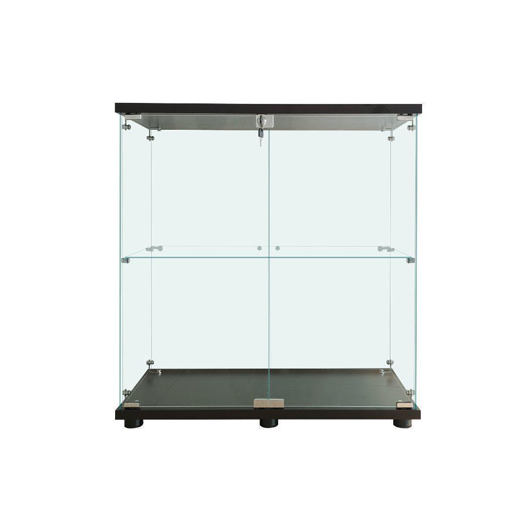 ガラスケース 2段両扉 コレクションケース フィギュア 棚 ショーケース1998