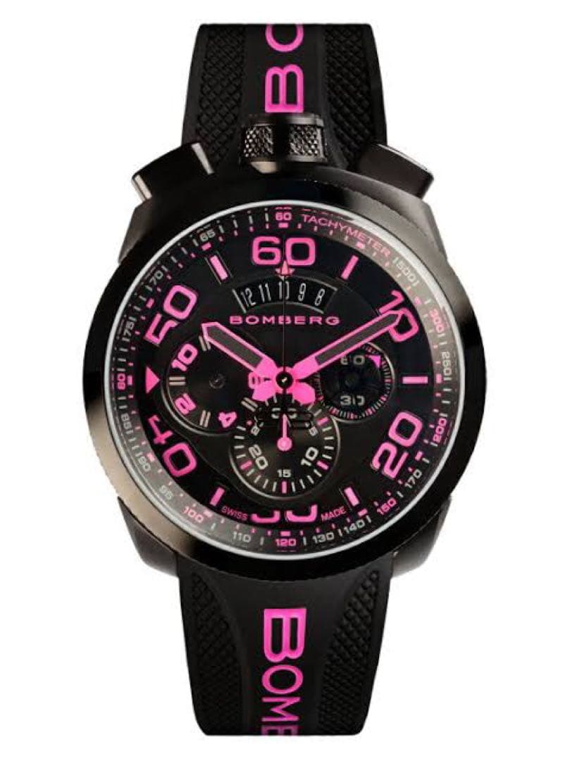春夏向け時計★BOMBERG BOLT-68 ネオンピンク