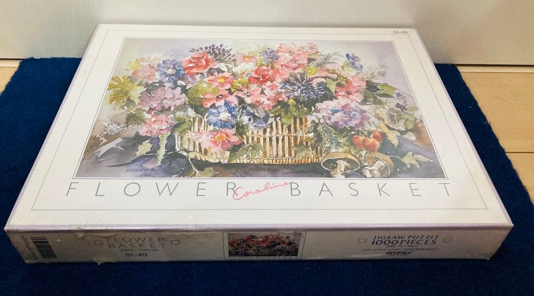 【新品・未開封】 フラワーバスケット　ジグソーパズル 1000ピース