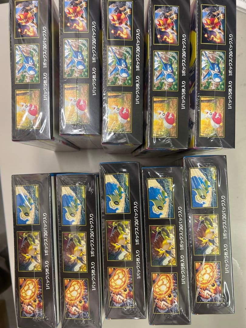 新品ポケモンカードメガブレイブ メガシンフォニア各5、計10箱シュリンク付