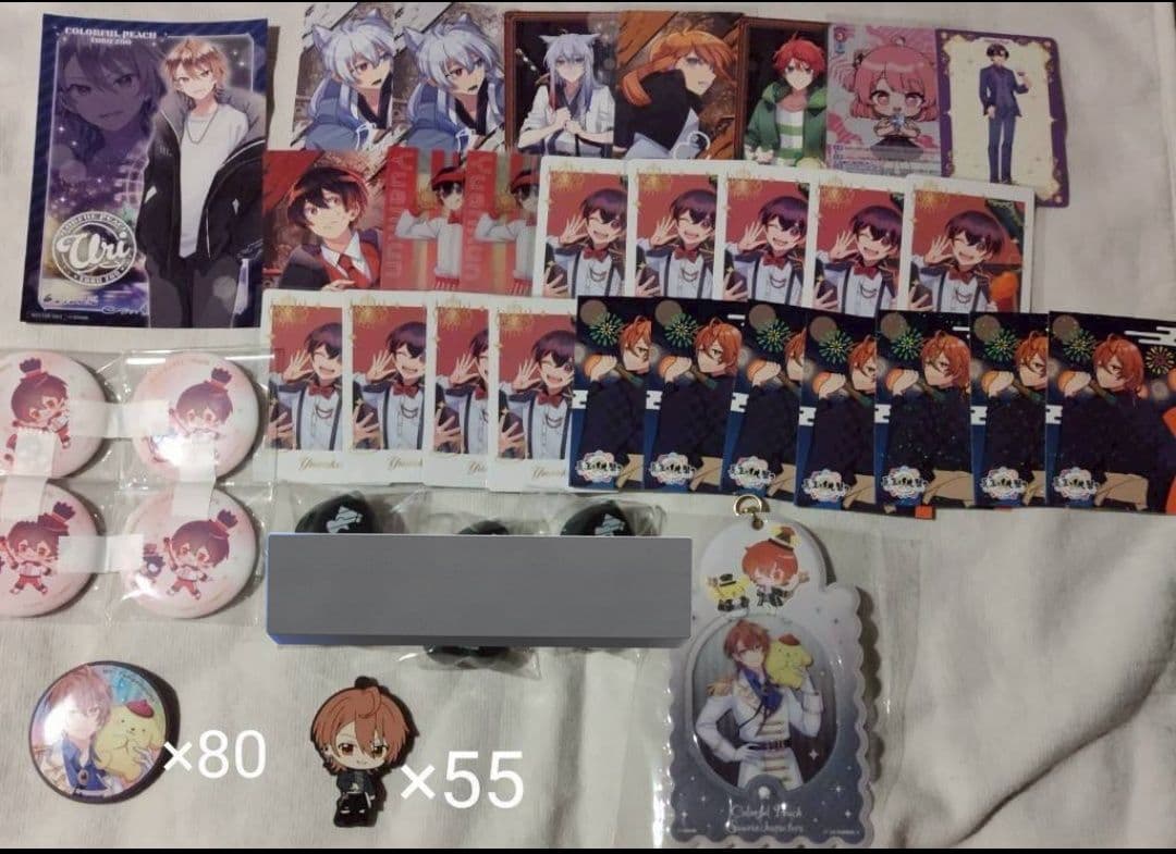 からぴち カラフルピーチ まとめ売り うり ゆあんくん 展示会 トレカ 缶バッジ