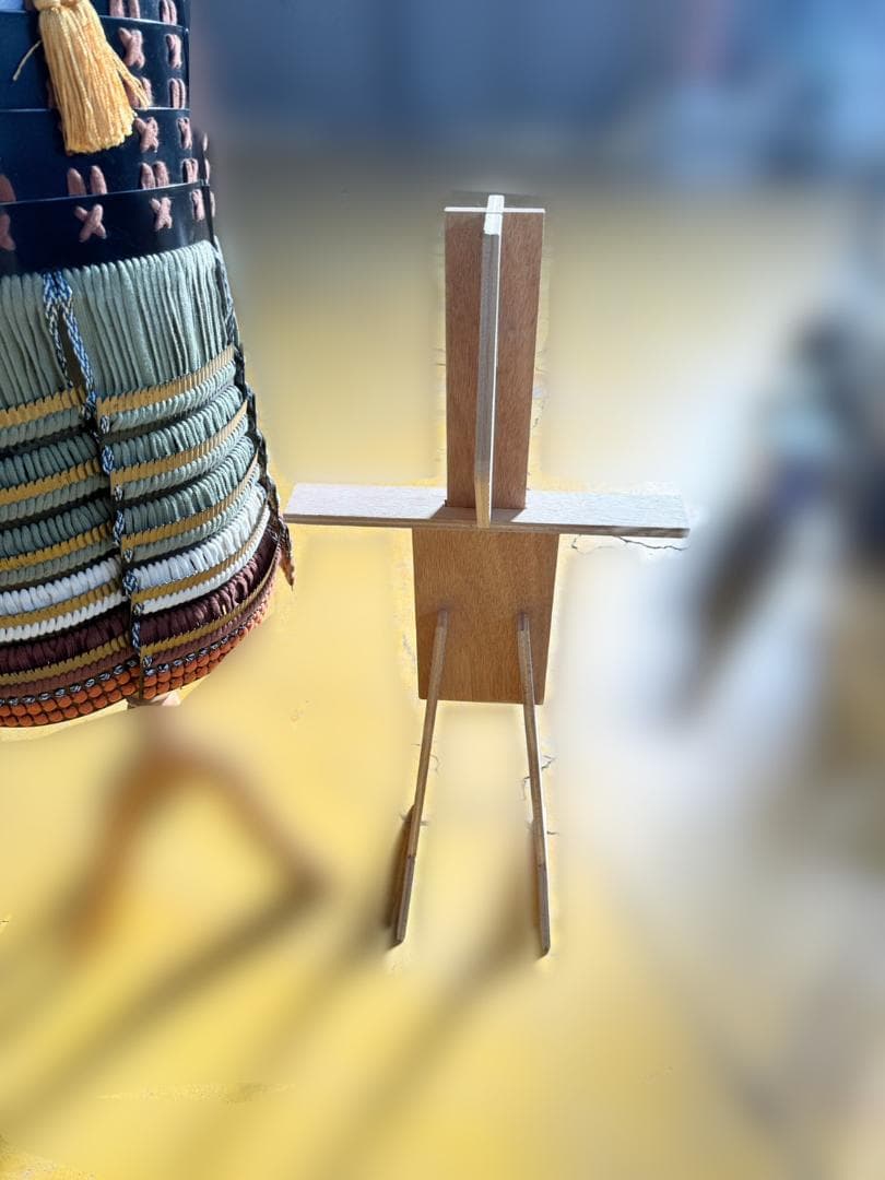黒胴当世素掛 紺・白・茶 等身大 甲冑