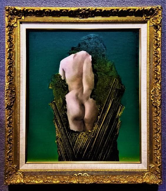 桐弘史郎 ◆ 油彩画 ◆ 裸婦 ◆ F10 ◆ 直筆サイン