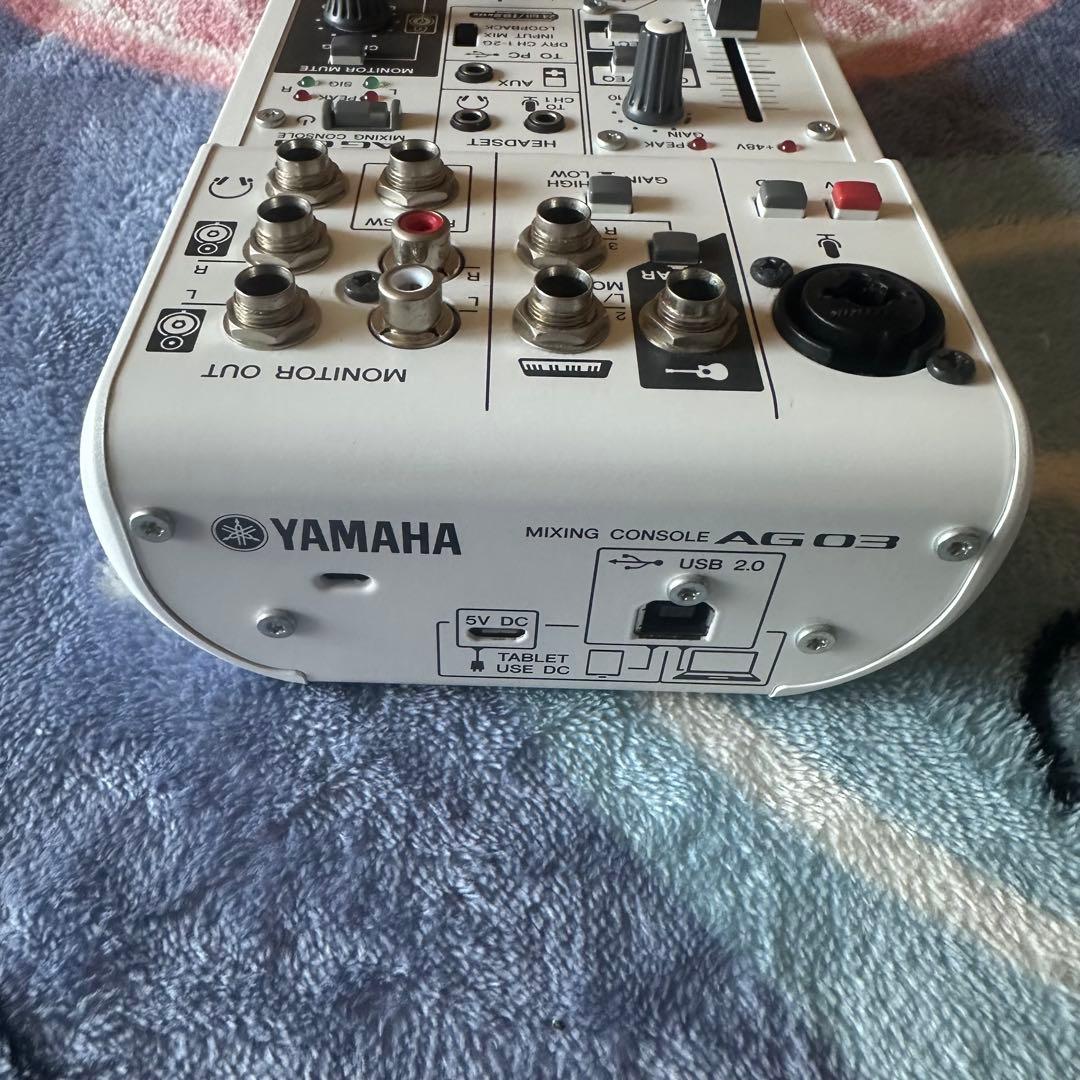 【ほぼ未使用】ヤマハ YAMAHA 　ウェブキャスティングミキサー　AG03