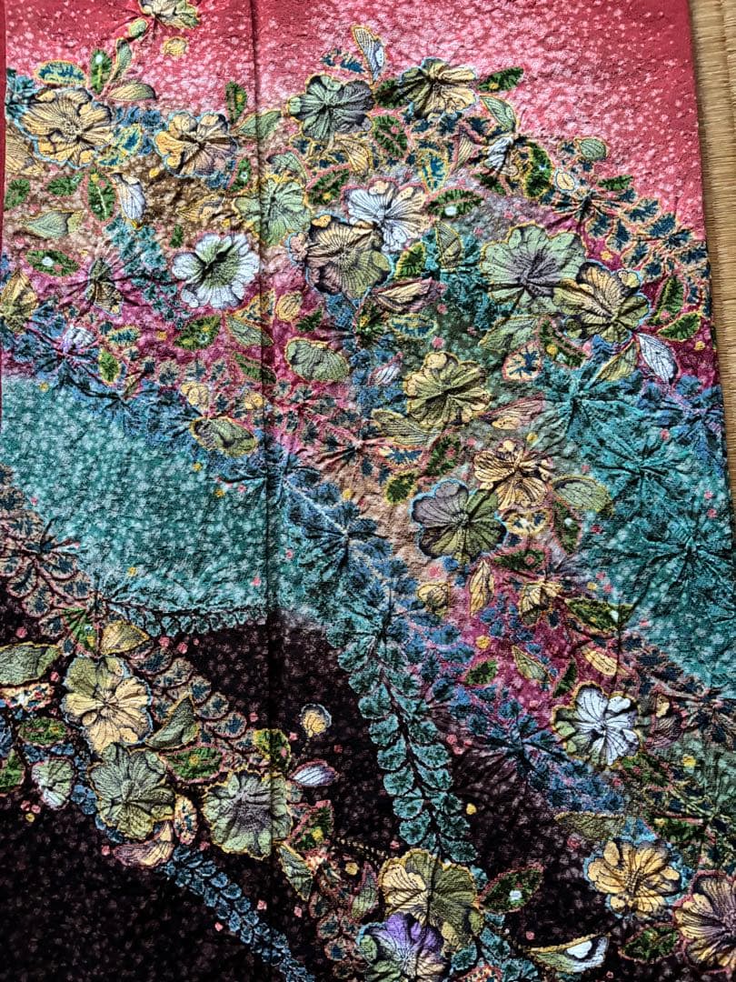 訪問着　辻ヶ花　作家もの　正絹