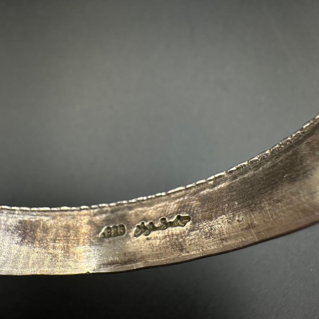 Navajo Lyle Secatero スタンプワーク トライアングルバングル