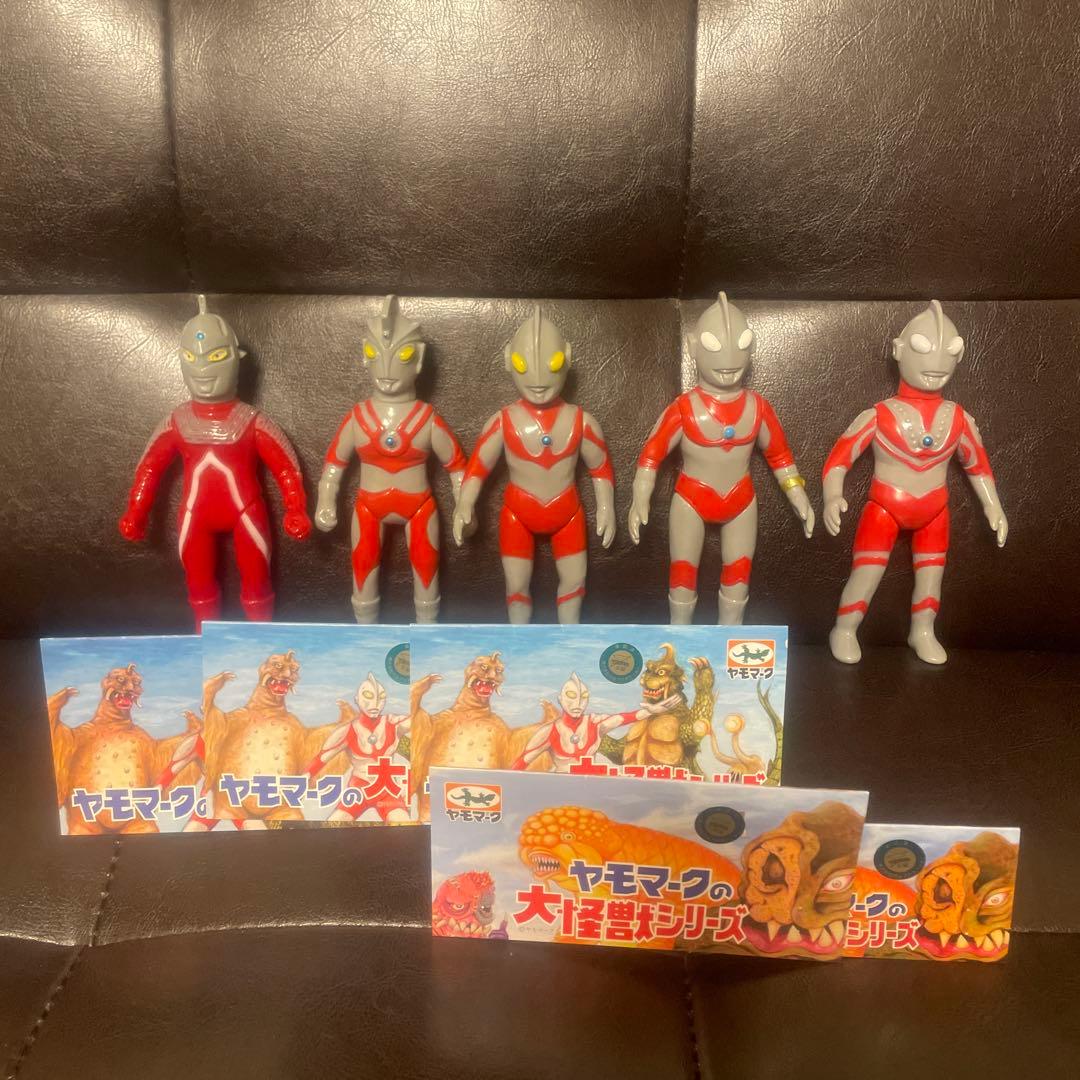 ヤモマーク　ウルトラマン　ソフビ　5体セット