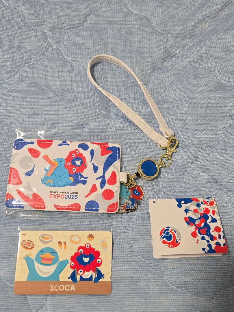 渡*樹様 完売品　万博限定ミャクミャク記念ICOCA + 合皮パスケースセット