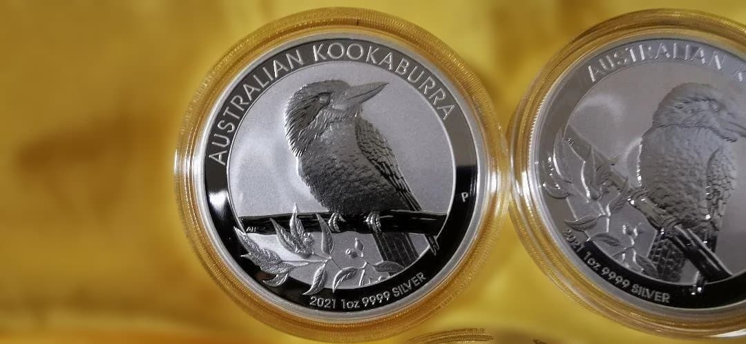 チ*イ様 2021年☆クッカバラ☆カワセミ純銀貨☆1オンス☆新品未使用品☆五枚セ