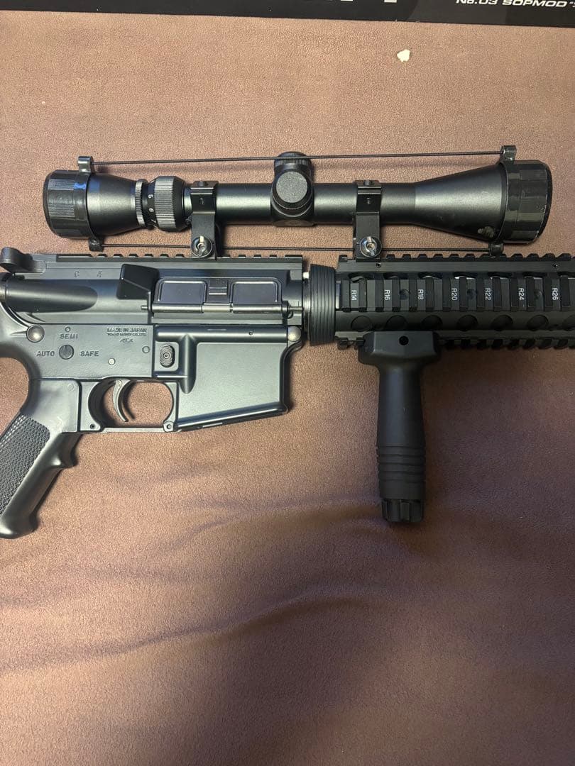 フルセット‼️東京マルイSOPMOD M4 次世代スコープ付きマガジン2個付き
