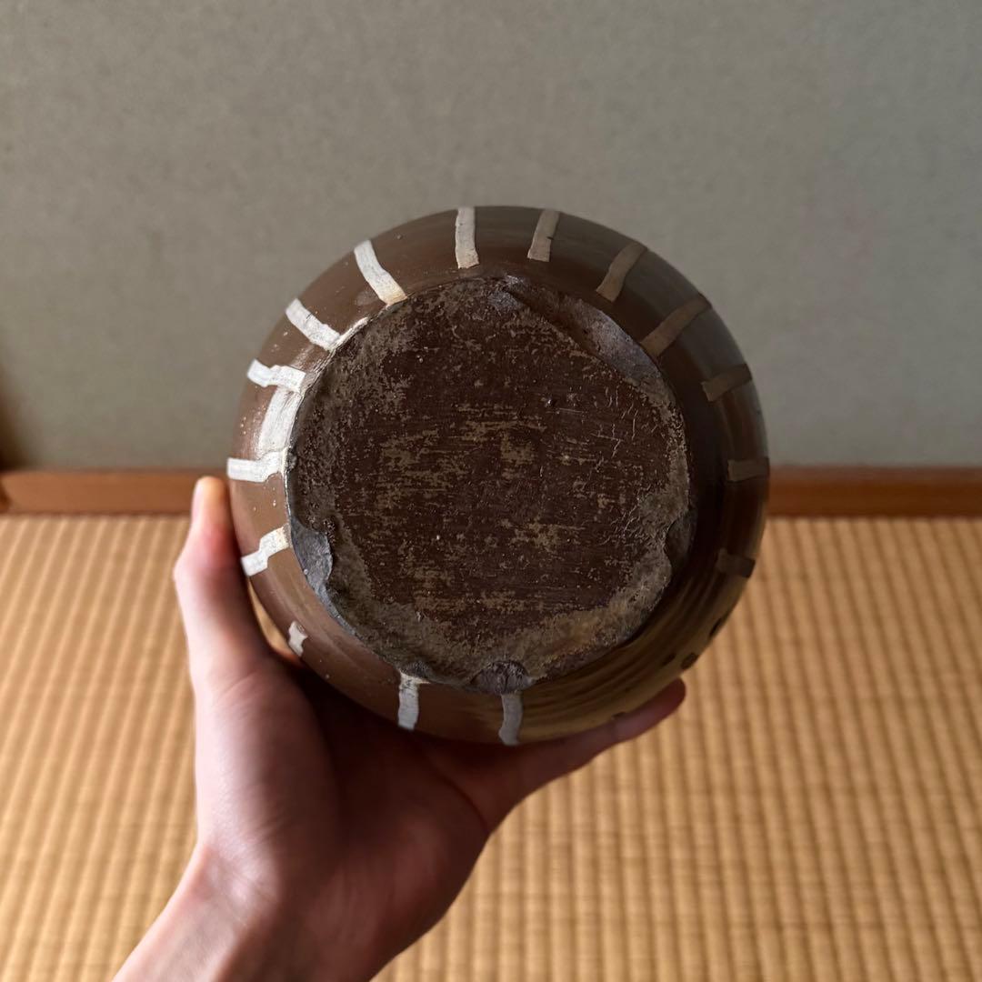 古丹波 丹波 流釉小壷 江戸時代 明治時代 古美術 骨董 民藝 白丹波 古備前