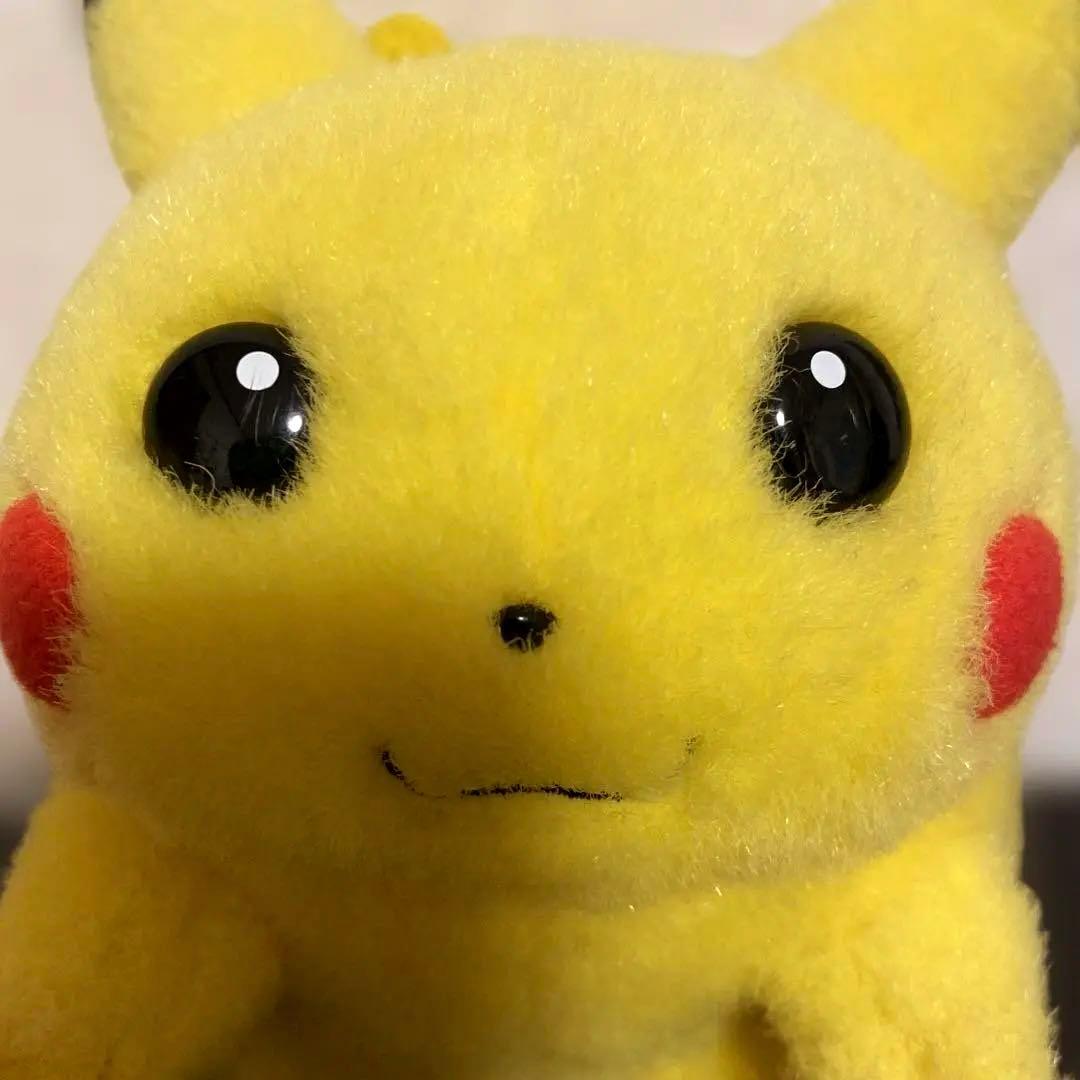 お腹を押すとなく 初期ピカチュウ ぬいぐるみ TOMY