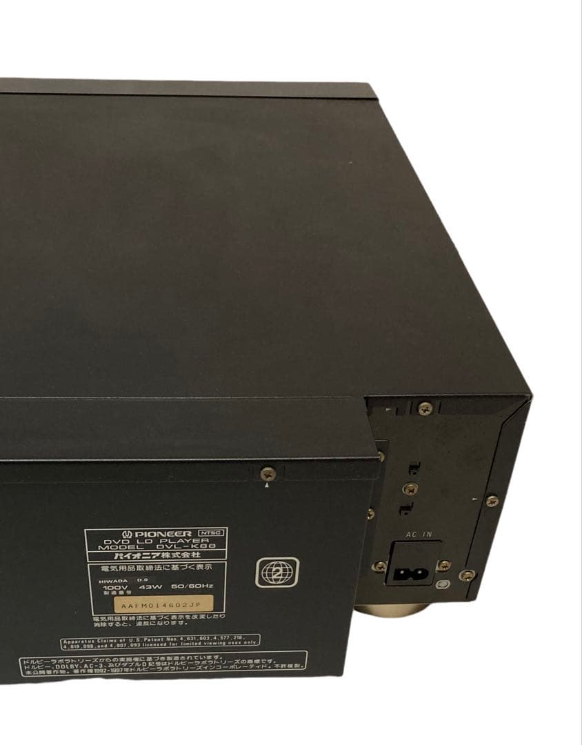 【LD/DVD/CD動作品】Pioneer DVL-K88 レーザーディスク