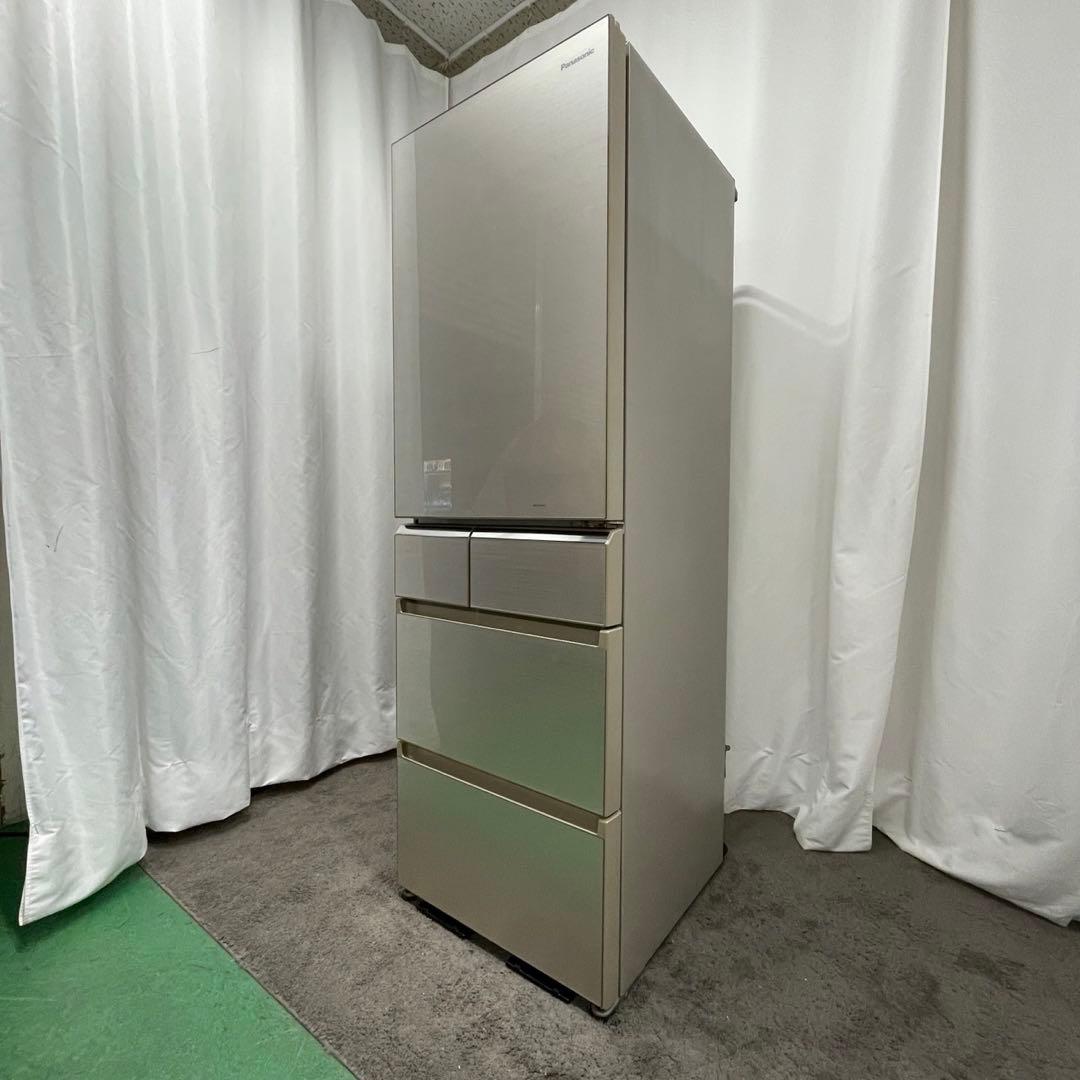 129⭕️パナソニック エコナビ搭載冷蔵庫 400ℓ 右開き 5ドア 設置無料