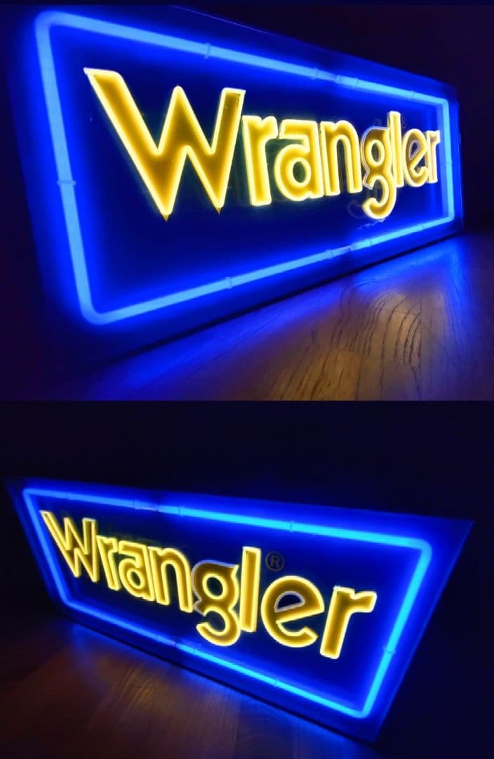 Wrangler ネオンサイン　NEON 看板　非売品　ネオン管　入手困難