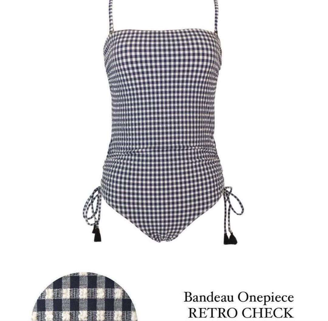 SWELLY BandeauOnepiece レトロチェック
