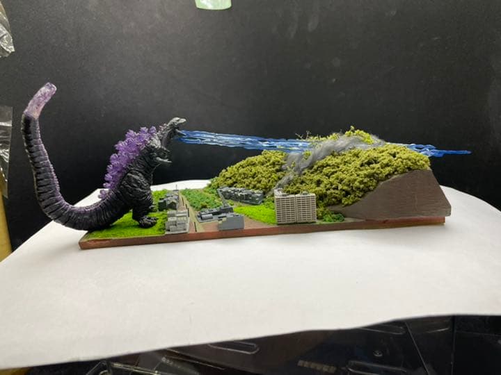 シンウルトラマン　スペシウム光線発射　シンゴジラも！　ジオラマ