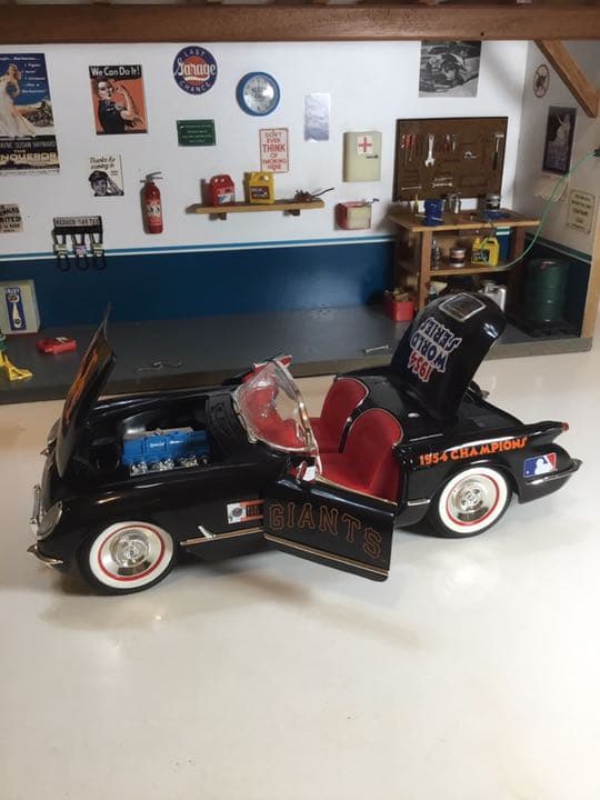 1954年NYジャイアンツ優勝記念コルベット&修理工場　美品