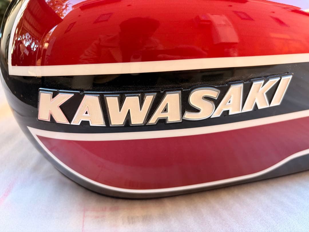 w400 W650 w800タンク　W3 ペイント　スムージング済