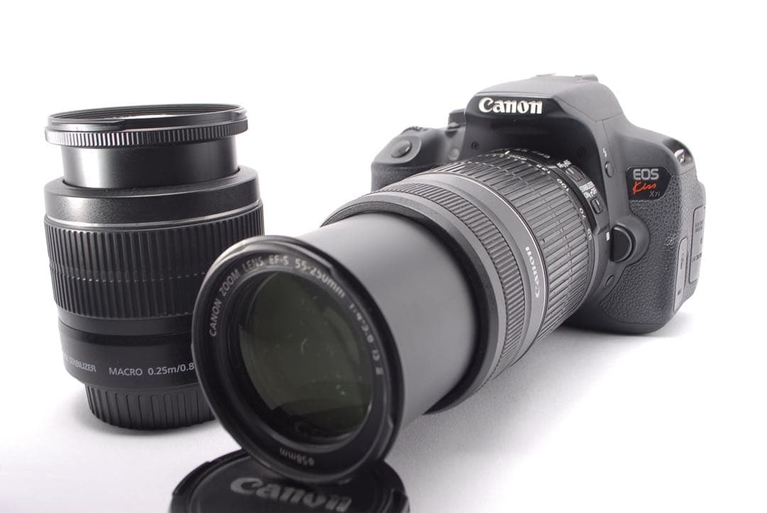 スポーツ撮影に最適❤️CANON KISS X7i❤️望遠❤️ダブルレンズ❤️初心者向け