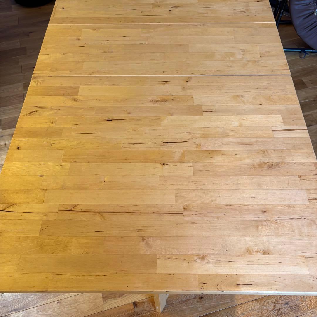 IKEA ノールデンゲートレッグテーブル【カラー、バーチ】