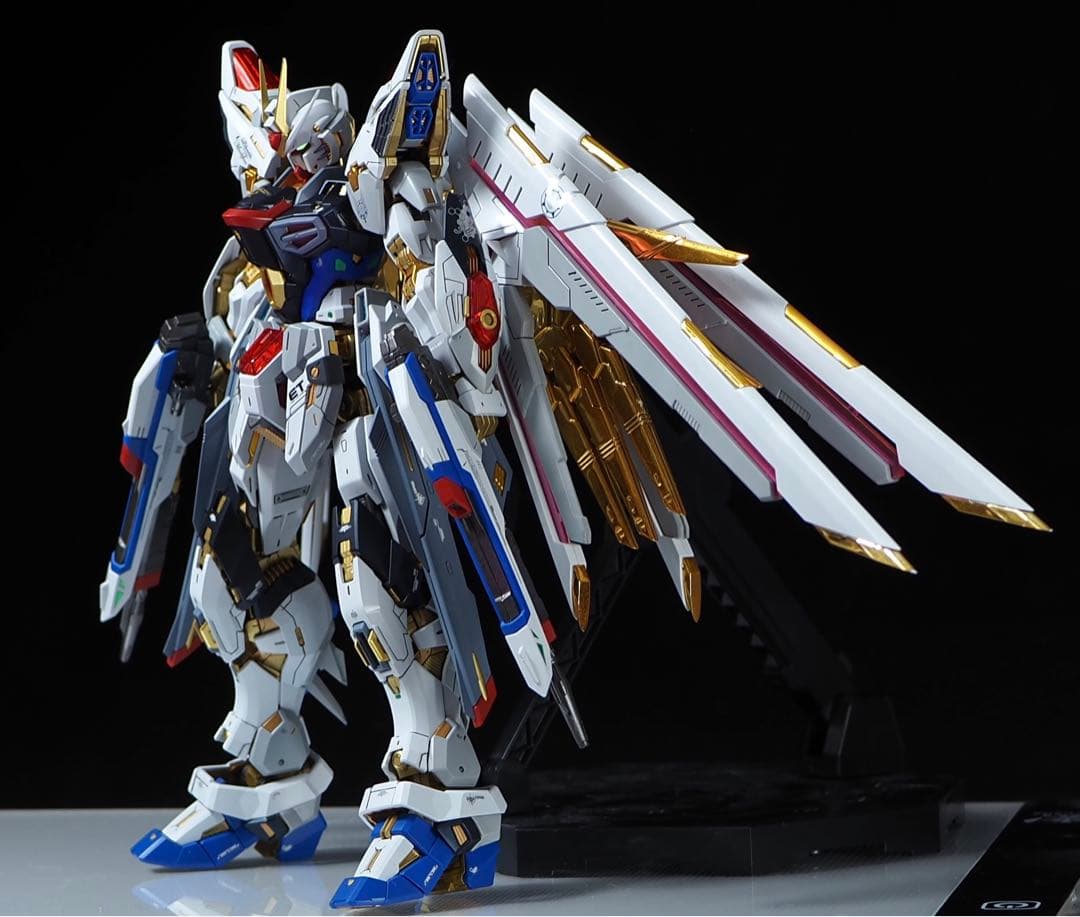 MGEX ストライクフリーダムガンダム　全塗装　完成品　筋彫り　塗り分け